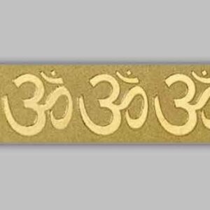 Golden Om border 12x2.5inches
