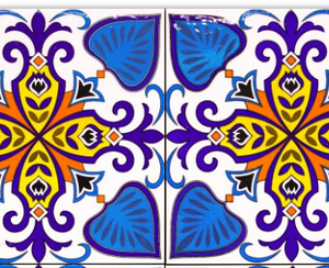 Decorative tile 11 - 6x6 inch