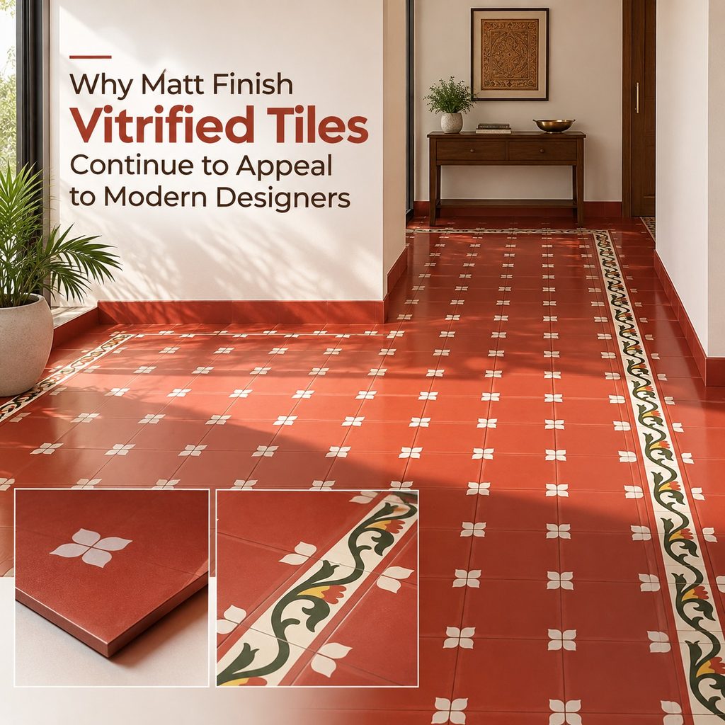 Why Matt Finish Vitrified Tiles Continue to Appeal to Modern Designers