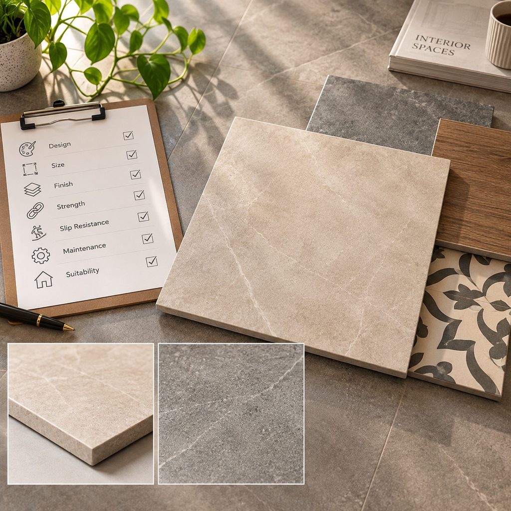 Vitrified Matt finish Tiles , Things to Look at When Specifying a Tile