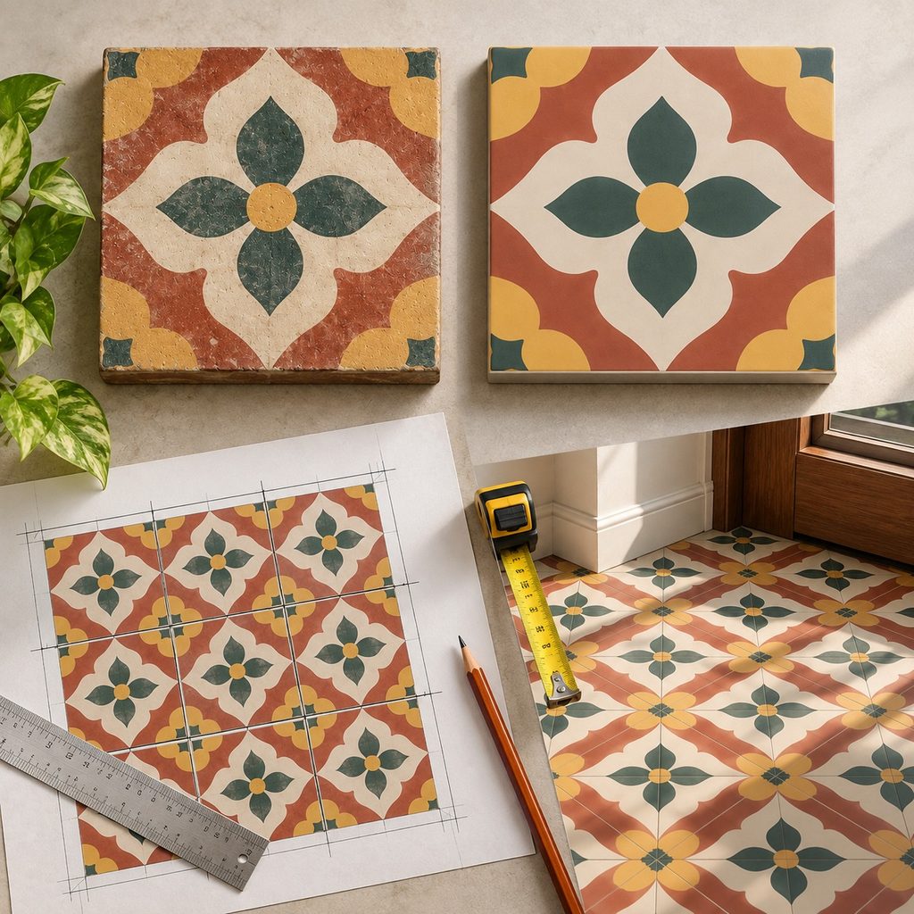 Atangudi Tiles Dimensional Consistency and Layout Planning